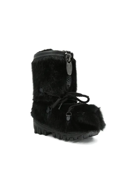 Black Seal fur baby boots - Blizzard | Babies | BILODEAU Canada