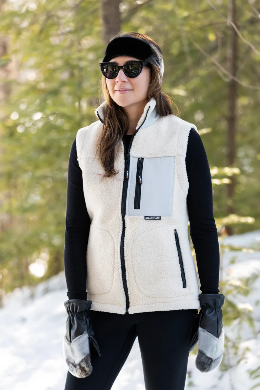 VESTE MOUTON BLANC BIANCA