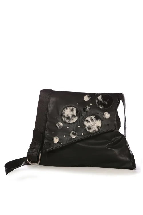 Galaxie purse leather and Cow fur |  | BILODEAU Canada