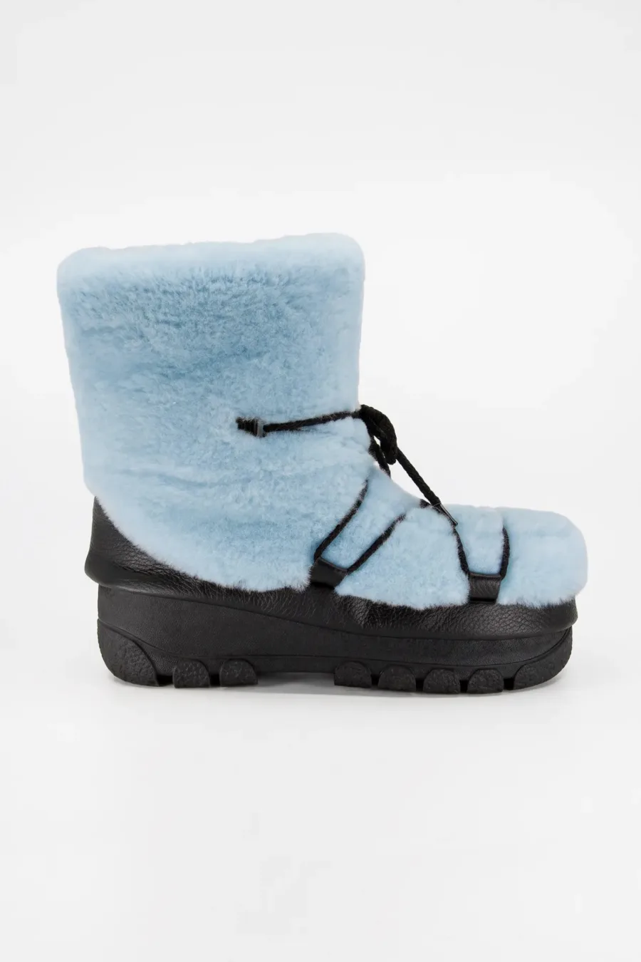 Bottes blizzard courtes mouton bleue