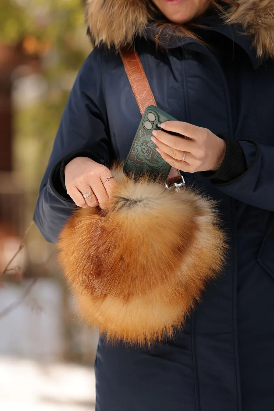 Sac a main renard roux euco 05 2