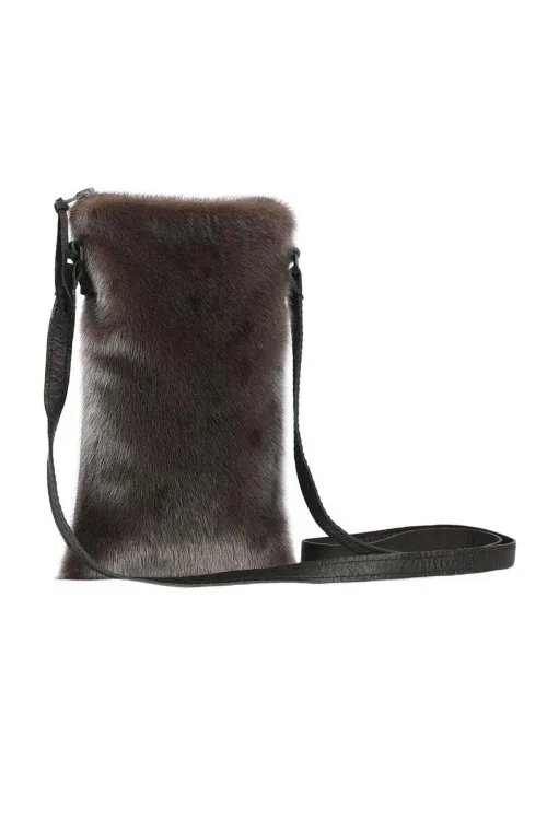 Tablet bag natural Seal | Bags - Fur handbags | BILODEAU Canada