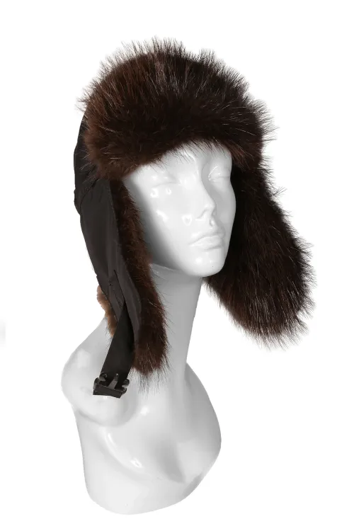 Nylon fur hat - Aviator | Fur hats | BILODEAU Canada
