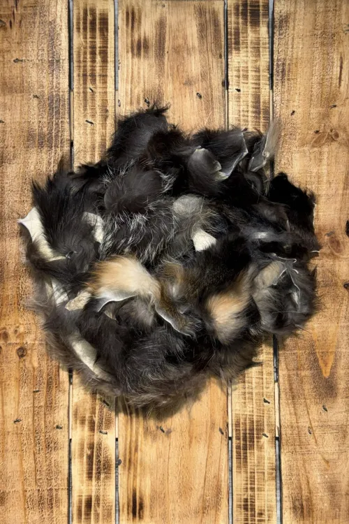 Cross Fox scraps | Fur scraps | BILODEAU Canada