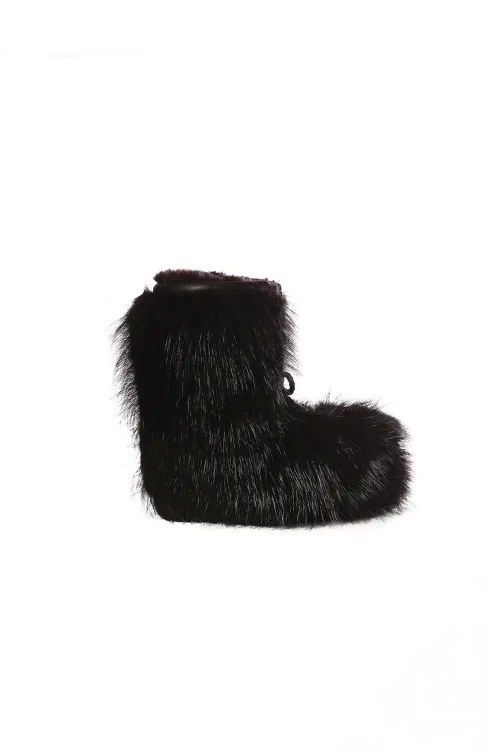 Bottes en fourrure bébé Castor Noir - Blizzard | Bébé | BILODEAU Canada