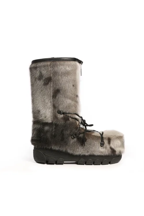 Bottes en fourrure de Loup Marin naturel - Blizzard | Bottes d'hiver - Bottes de plein air | BILODEAU Canada