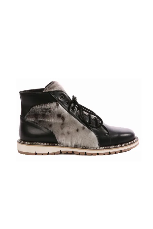Bottes en fourrure de Loup Marin naturel - Dexter | Bottes d'hiver - Bottes urbaines | BILODEAU Canada