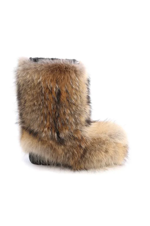Bottes en fourrure de Coyote - Blizzard | Bottes d'hiver - Bottes de plein air | BILODEAU Canada