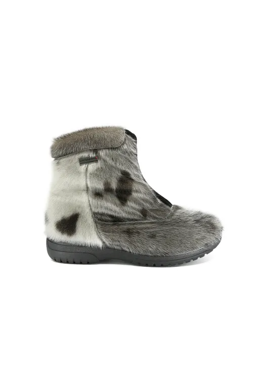 Bottes en fourrure de Loup Marin naturel - Akiwe | Bottes d'hiver - Bottes urbaines | BILODEAU Canada