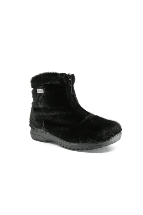 Bottes en fourrure de Loup Marin noir - Akiwe | Bottes d'hiver - Bottes urbaines | BILODEAU Canada