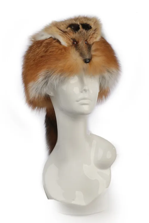 Chapeau en fourrure de Renard Roux - Tête & queue - Trappeur | Chapeaux en fourrure | BILODEAU Canada