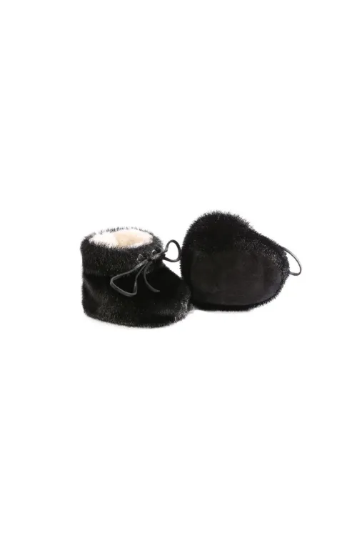Pantoufles pour bébé en Loup Marin noir | Bébé | BILODEAU Canada