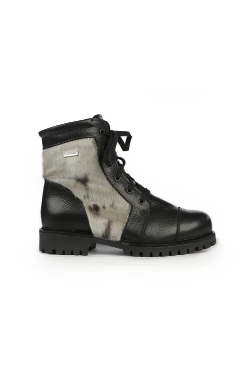 Bottes en fourrure de Loup Marin naturel - Hugo | Bottes d'hiver - Bottes urbaines | BILODEAU Canada