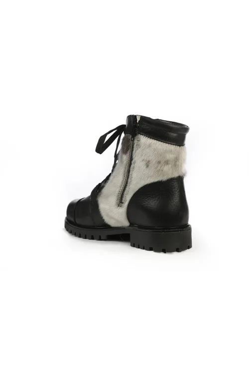 Bottes en fourrure de Loup Marin naturel - Hugo | Bottes d'hiver - Bottes urbaines | BILODEAU Canada